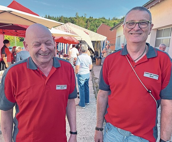 Vereinspräsident David Müller (links) mit OK-Präsident Beat Suter.Bilder: KF Vereinspräsident David Müller (links) mit OK-Präsident Beat Suter.Bilder: KF