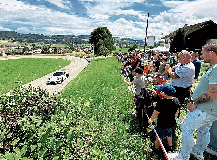 Das Bergrennen Reitnau kann auch in diesem Jahr stattfinden.Bild: Jil Lüscher