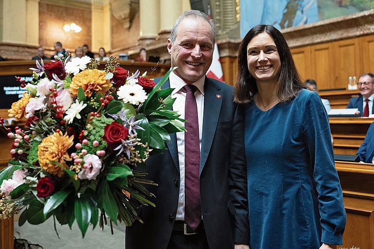 Der Freiburger Nationalrat Pierre-André Page übernimmt das Amt von Maja Riniker.Bild: Parlamentsdienste / Carmela Odoni