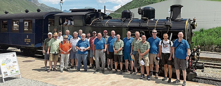 Für viele das Highligt: die Fahrt mit der Dampfbahn auf der Furka-Bergstrecke.Bild: zvg