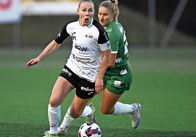 Seit Jahren eine Schlüsselspielerin: Michelle Stierli im Einsatz für die FC Aarau Frauen. Bild: Alex Wagner