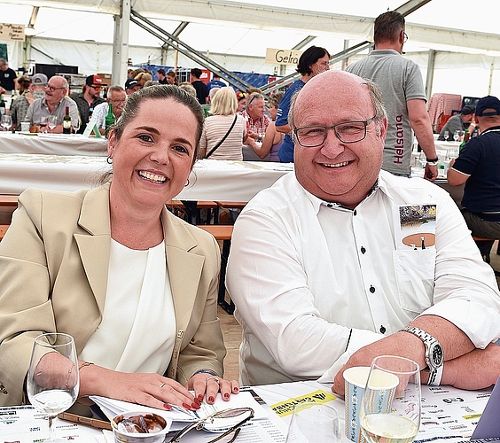 Die Aargauer Regierungsrätin Martina Bircher und der Solothurner Regierungsrat Peter Hodel weilten unter den Ehrengästen. Die Aargauer Regierungsrätin Martina Bircher und der Solothurner Regierungsrat Peter Hodel weilten unter den Ehrengästen.