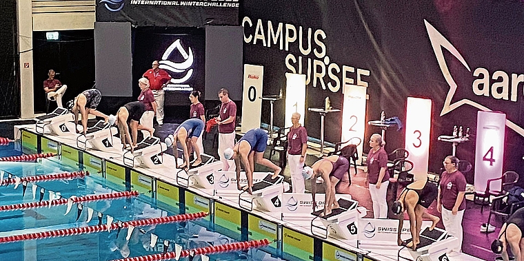 Startphase eines Rennens an den Swiss Open in Sursee mit internationaler Beteiligung.Bild: ZVG