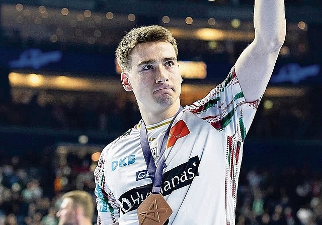 Manuel Zehnder gewann mit dem deutschen Spitzenklub die Champions League, die deutsche Meisterschaft und zuletzt Bronze in der Königsklasse.Bild: SCM