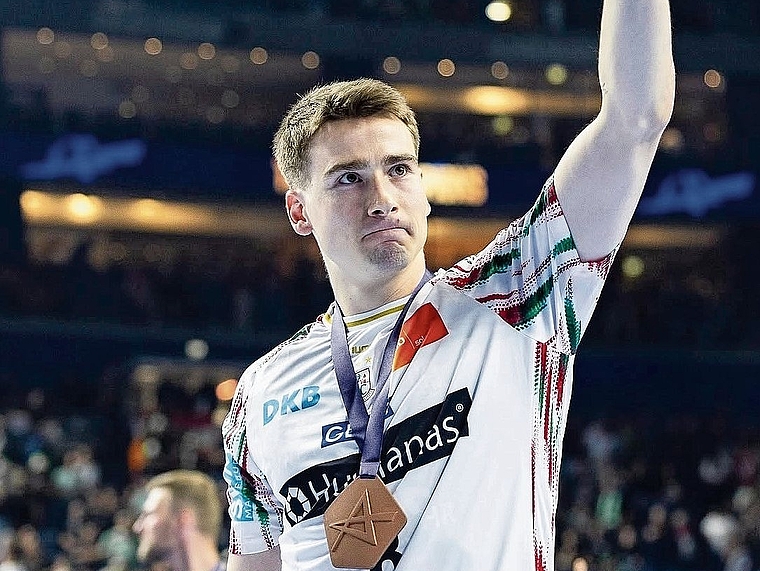 Manuel Zehnder gewann mit dem deutschen Spitzenklub die Champions League, die deutsche Meisterschaft und zuletzt Bronze in der Königsklasse.Bild: SCM