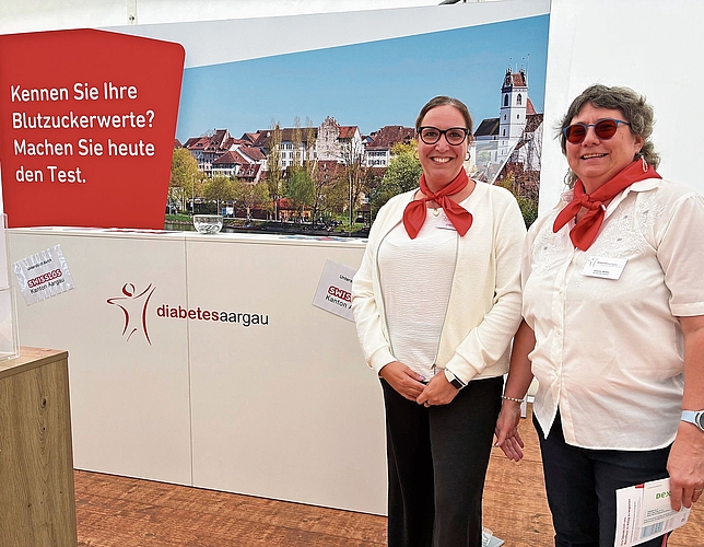 Diabetes Aargau war mit der Präventionskampagne «diabetesaargau on Tour» da. Diabetes Aargau war mit der Präventionskampagne «diabetesaargau on Tour» da.