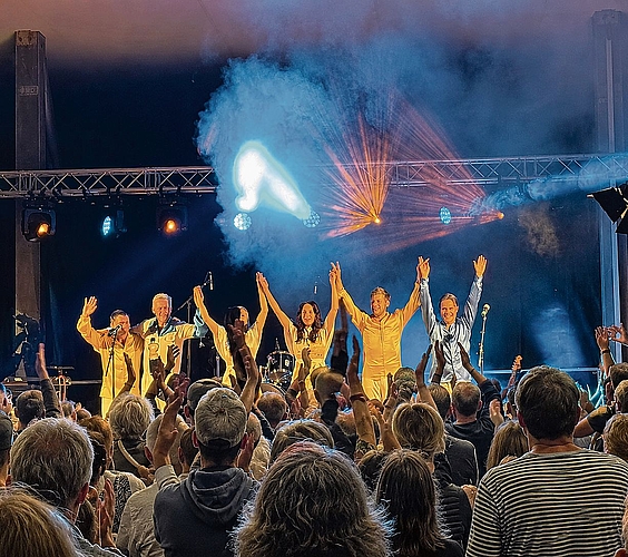 Mit den grossen ABBA-Hits begeisterten ABBORN die Besucher am Kulturi Tribute Openair in Staffelbach. Bilder: ZVG Mit den grossen ABBA-Hits begeisterten ABBORN die Besucher am Kulturi Tribute Openair in Staffelbach. Bilder: ZVG