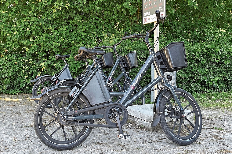 Harziger Start: 1750 Personen haben bis jetzt ein PubliBike in Aarau genutzt. Bild: Sarah Moll