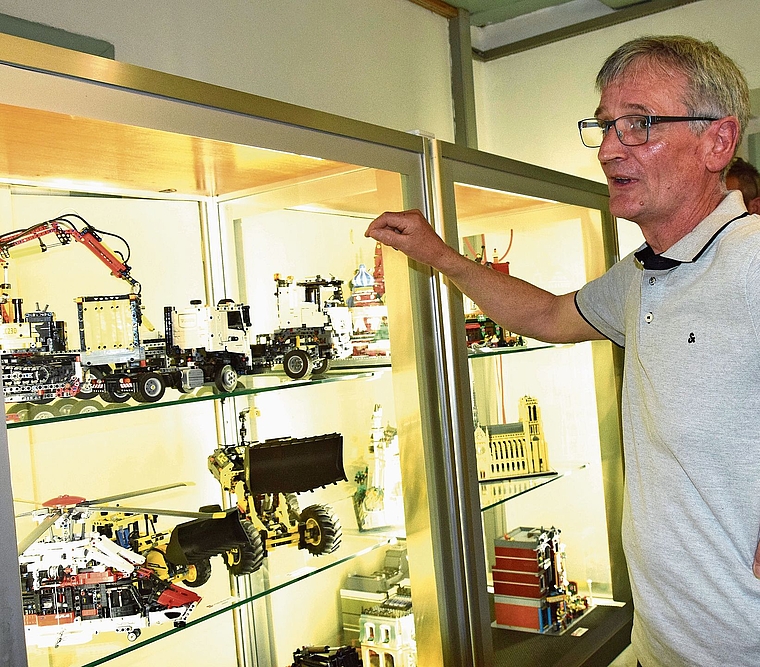 Thomas Müller kennt die «Klemmsteine» von Lego wie kaum ein anderer.Bild: ST.