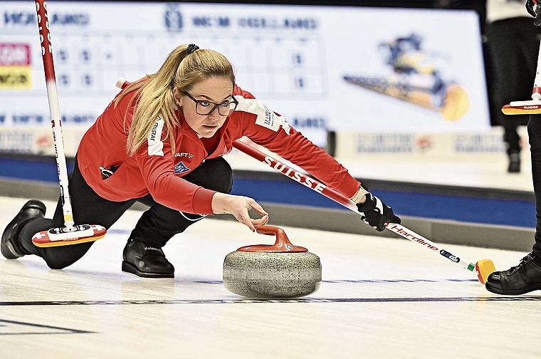 Alina Pätz übernimmt im neu formierten Schweizer Topteam künftig die Rolle des Skips und führt die Equipe in den Olympia-Zyklus bis 2030.Bild: ZVG