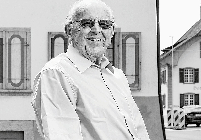 Der Transportpionier Hans-Rudolf Dreier verstarb kurz vor seinem 97. Geburtstag.Bild: Sandra Ardizzone