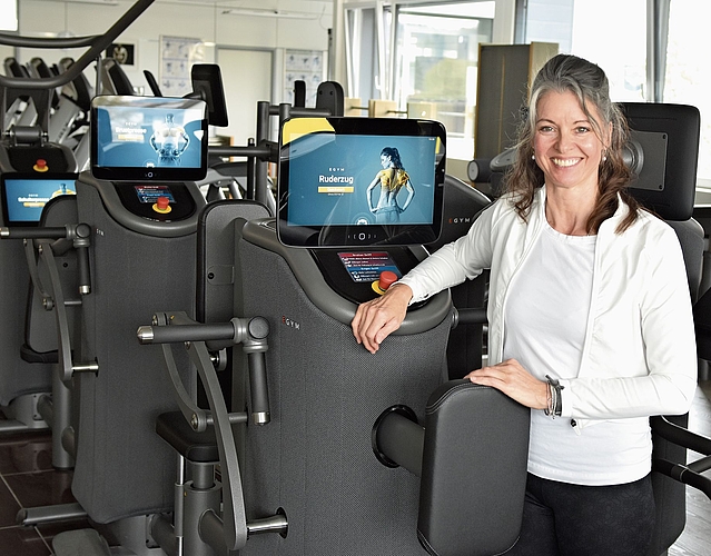 Sandra Kehrli, Leiterin des Medical Training und Physio-Centers Aarau West, setzt auf einen ganzheitlichen Ansatz für nachhaltige Gesundheit.