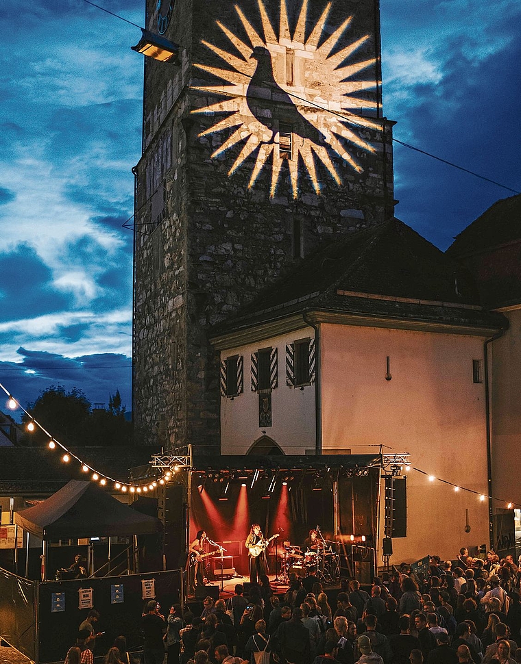 Am Freitag und Samstag, 28. und 29. August, wird die Aarauer Altstadt erneut zum Treffpunkt für Musikfans.Bild: Nadine Nützi