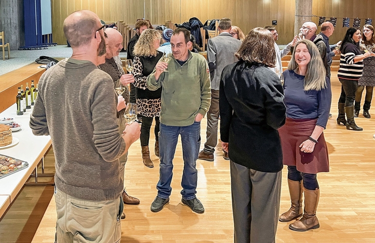 Mit einem Apéro im kleinen Rahmen wurde das Jubiläum gefeiert.