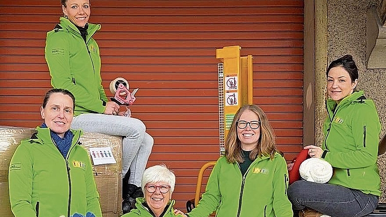 Der Vorstand des Vereins Volunteers for Humanity (von links): Sandra Zrinski, Marit Neukomm, Gründerin und Präsidentin, Joy Räber, Nicole Grogg und Andrea Boutellier. Es fehlt: Andreas Franke.Bild: ZVG