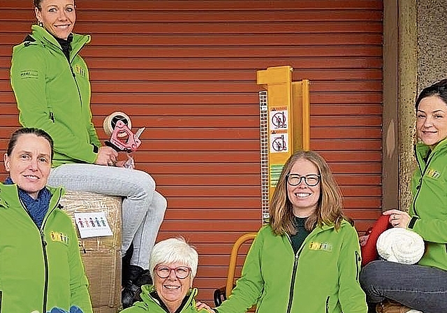 Der Vorstand des Vereins Volunteers for Humanity (von links): Sandra Zrinski, Marit Neukomm, Gründerin und Präsidentin, Joy Räber, Nicole Grogg und Andrea Boutellier. Es fehlt: Andreas Franke.Bild: ZVG