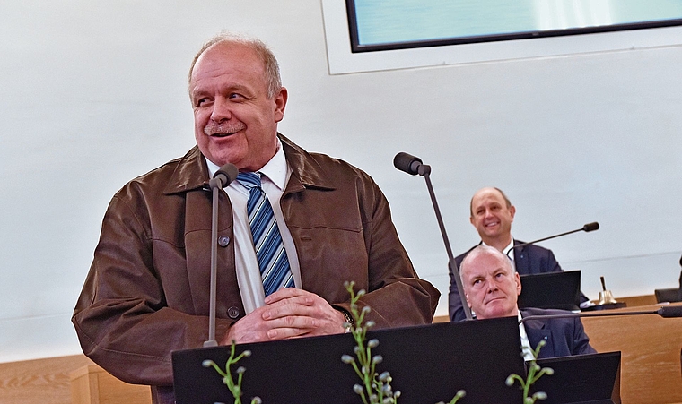 Gemeindepräsident Herbert Räbmatter hat seinen sofortigen Rücktritt bekannt gegeben.Bild: RAN/Archiv