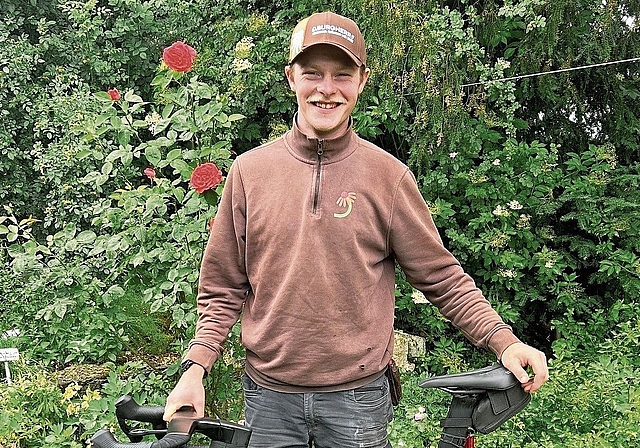 Lässt sich durch seine Cerebralparese nicht einschränken: Quirin Lutz.Bilder: agu