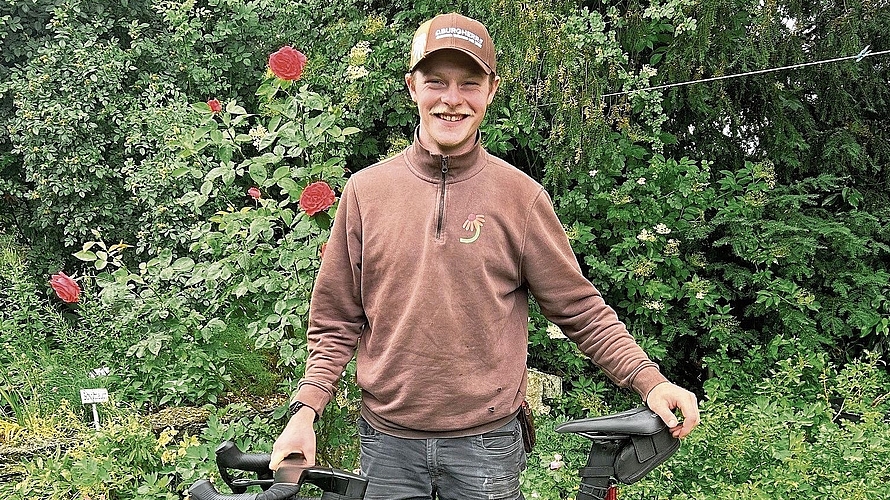 Lässt sich durch seine Cerebralparese nicht einschränken: Quirin Lutz.Bilder: agu Lässt sich durch seine Cerebralparese nicht einschränken: Quirin Lutz.Bilder: agu