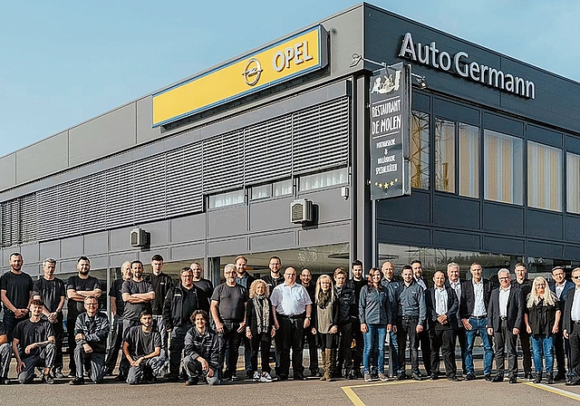 Das Familienunternehmen Auto-Germann AG in Hunzenschwil wird schliessen, die Zukunft der 32 Mitarbeitenden ist noch offen. Bild: ZVG