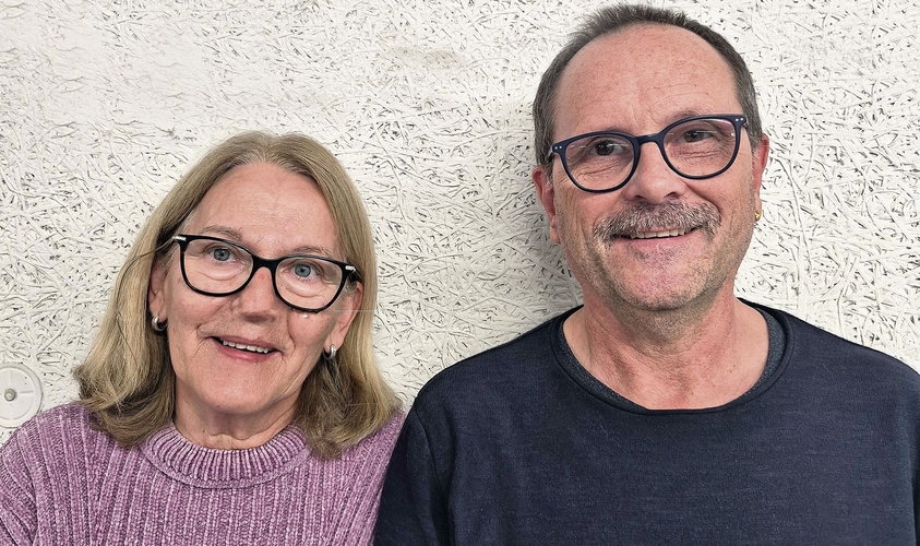 Regisseurin Corinne Rathgeb und Daniel Achermann, der Sven spielt.Bilder: ZVG