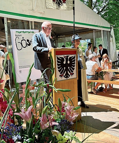 Festansprache von Stadtpräsident Hanspeter Hilfiker.Bilder: Sarah Moll Festansprache von Stadtpräsident Hanspeter Hilfiker.Bilder: Sarah Moll