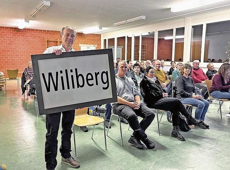 Gemeindeammann Patric Jakob wird auch künftig an seine langjährige Wohngemeinde erinnert. Bild: zvg