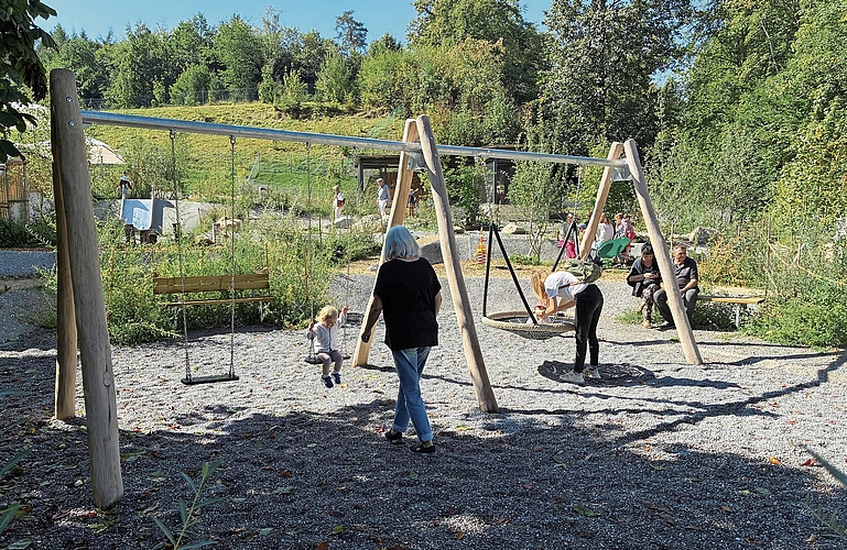 Der neue Spielplatz.Bilder: Sarah Moll