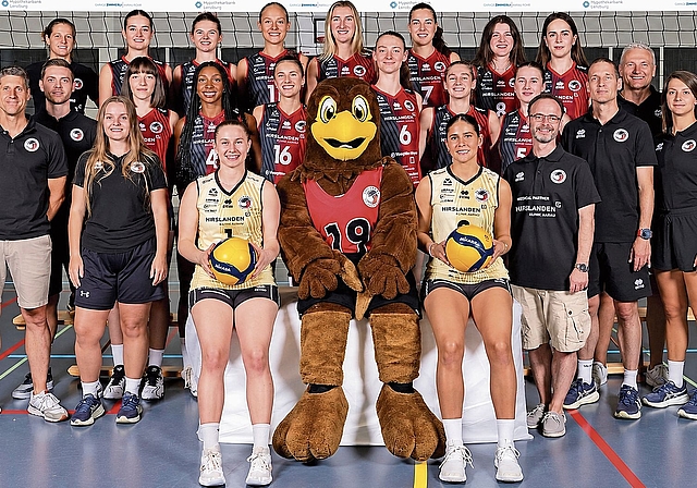 Das Frauenteam des BTV Aarau steht vor einer historischen Saison: Erstmals tritt es in der höchsten Schweizer Spielklasse an. Bilder: ZVG