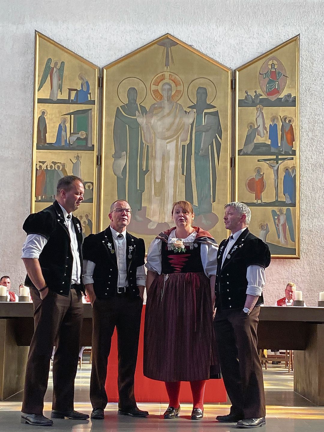 Das Baselbieter Soloquartett «Windstill». Das Baselbieter Soloquartett «Windstill».