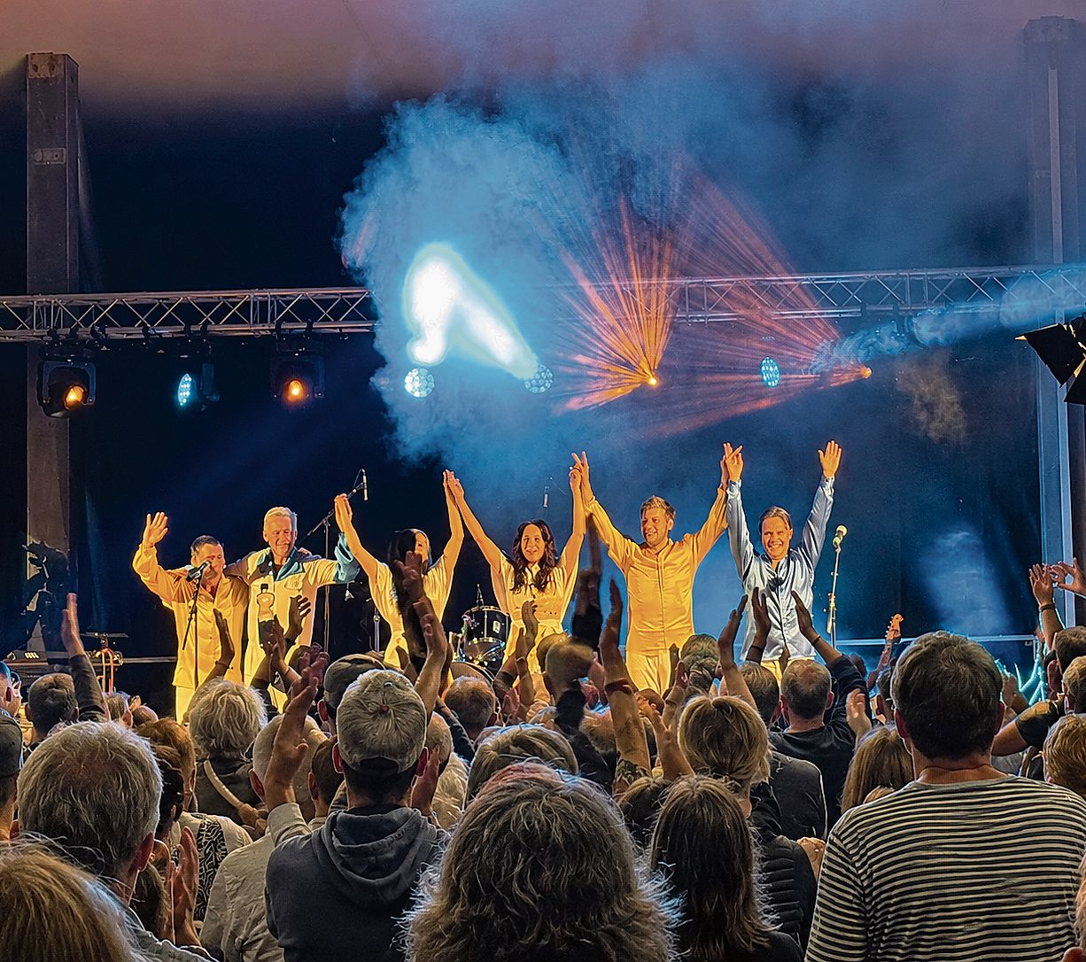 Mit den grossen ABBA-Hits begeisterten ABBORN die Besucher am Kulturi Tribute Openair in Staffelbach. Bilder: ZVG Mit den grossen ABBA-Hits begeisterten ABBORN die Besucher am Kulturi Tribute Openair in Staffelbach. Bilder: ZVG