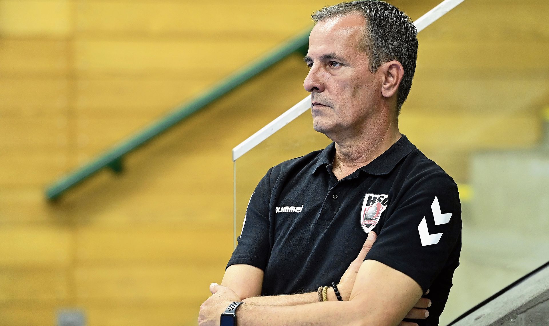 Bei den Heimspielen ist Michael Conde immer dabei, oft ist er auch auswärts in der Halle anzutreffen.Bild: awa