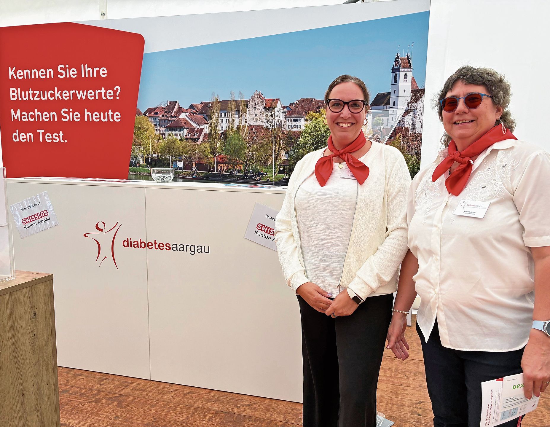 Diabetes Aargau war mit der Präventionskampagne «diabetesaargau on Tour» da. Diabetes Aargau war mit der Präventionskampagne «diabetesaargau on Tour» da.