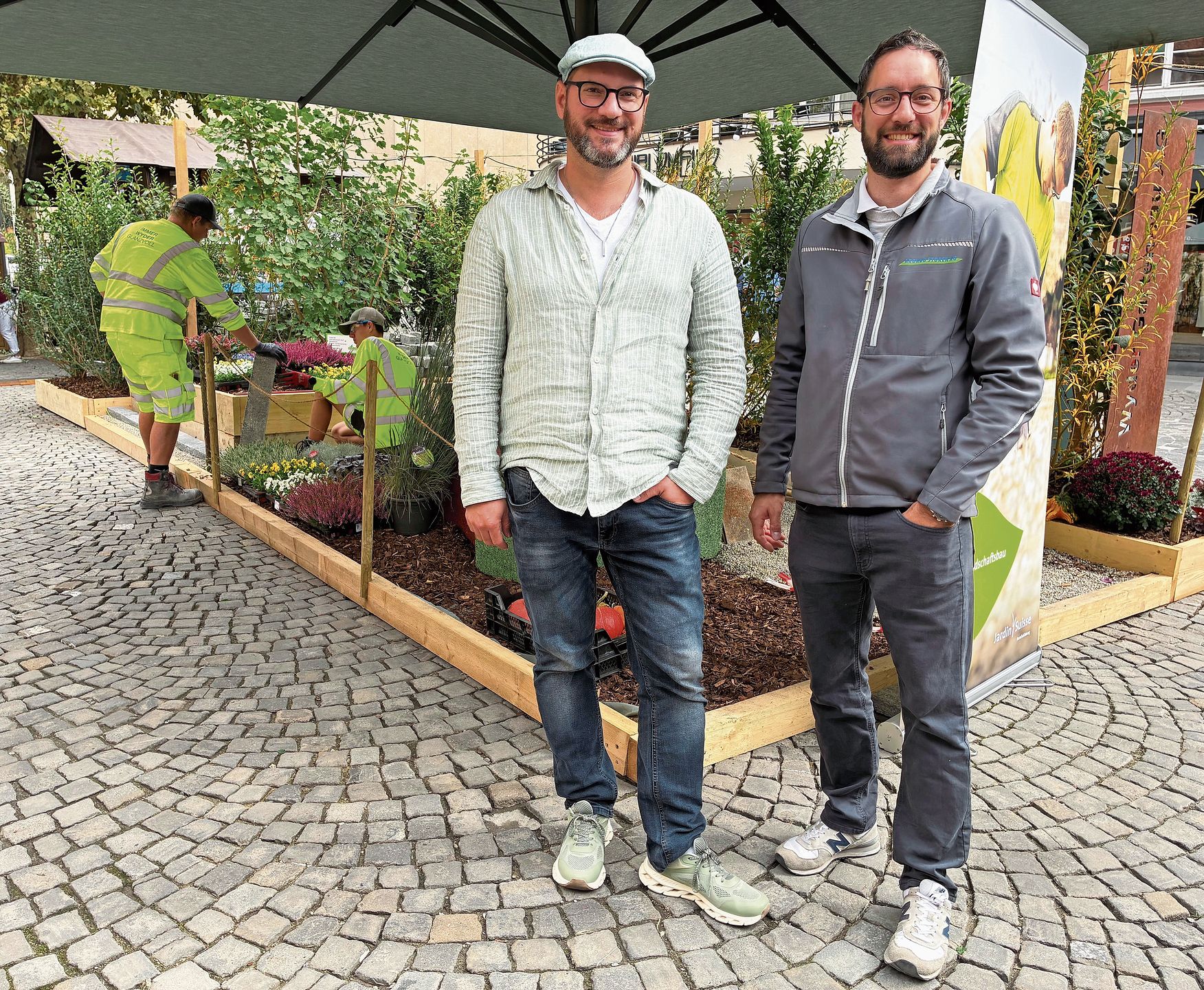 Wyder Gartenbau und Arondo Storen waren auch in diesem Jahr wieder Markt-Nachbarn. Wyder Gartenbau und Arondo Storen waren auch in diesem Jahr wieder Markt-Nachbarn.