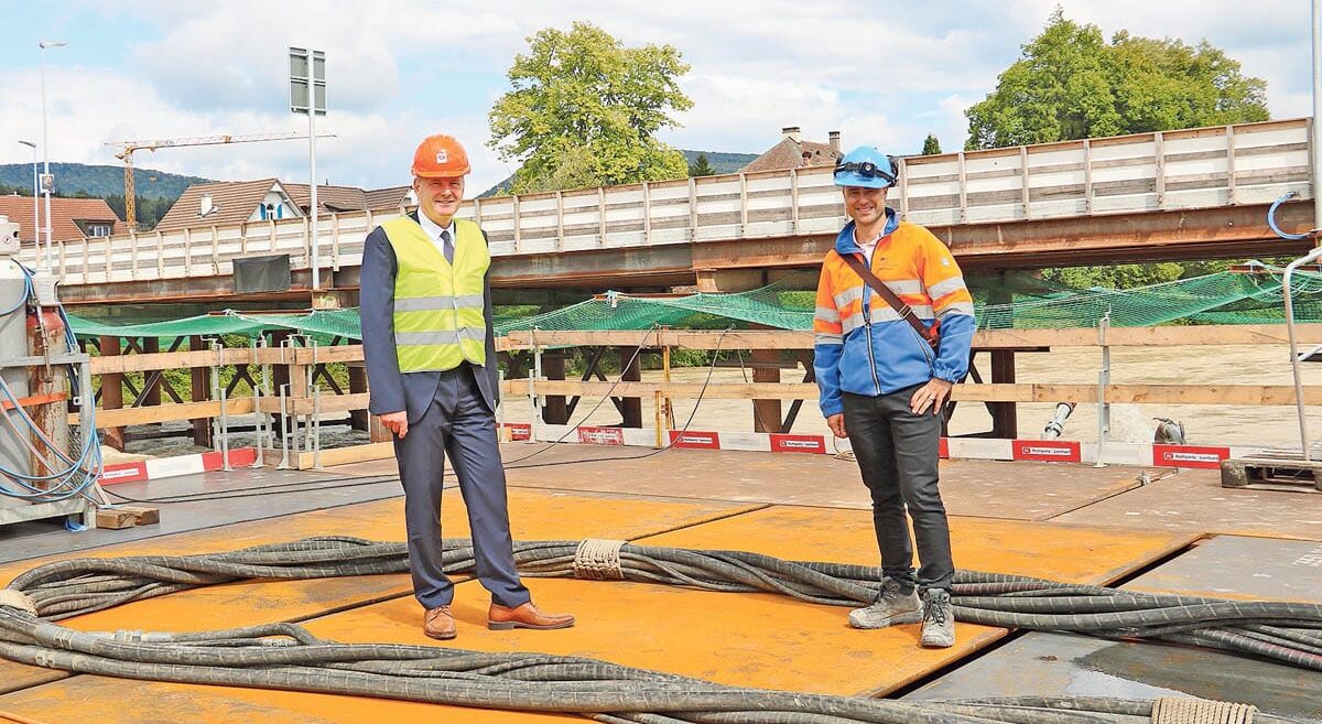 La_kettenbruecke_attiger Leichte Verzögerung beim Bau der Kettenbrücke | Der Landanzeiger